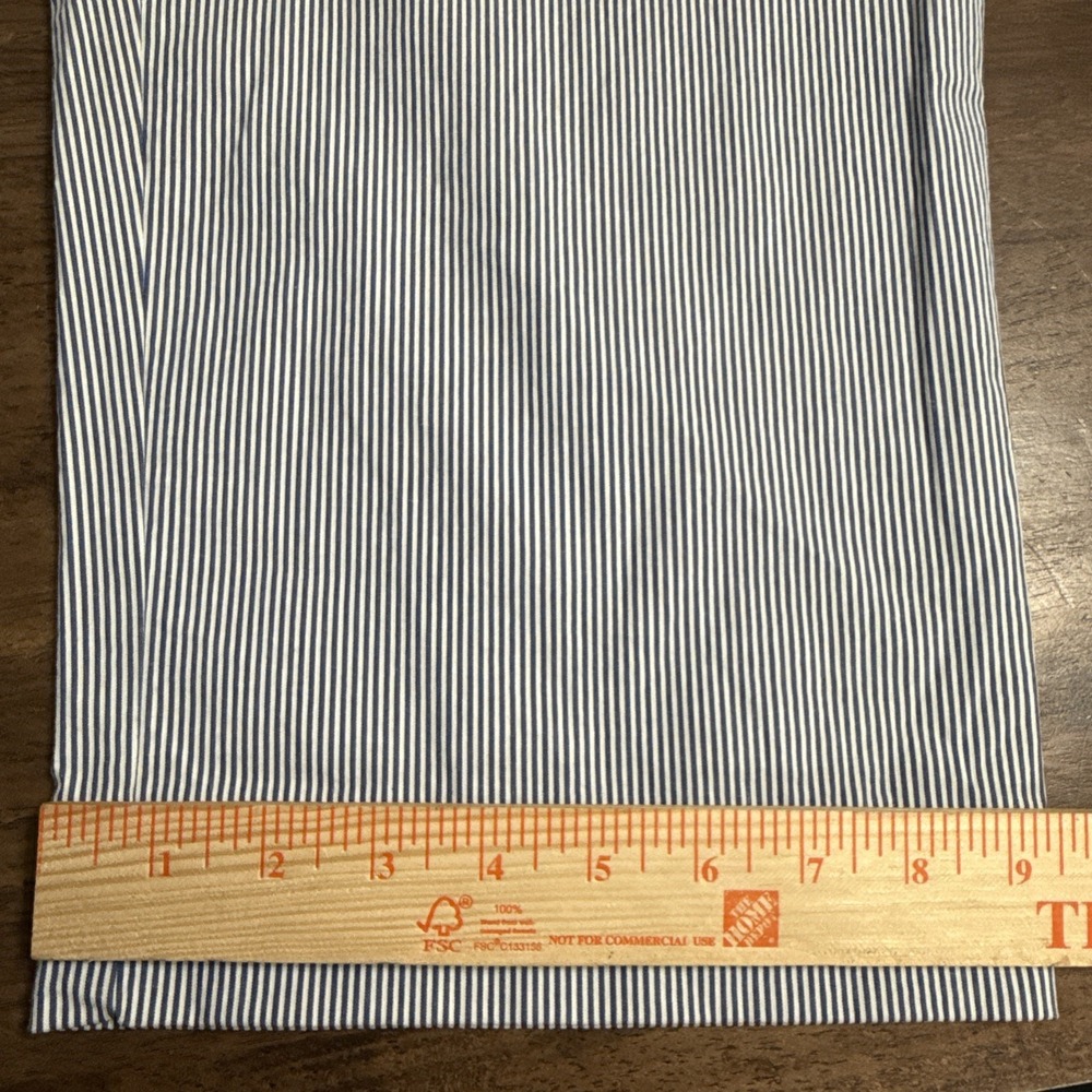 Lands' Lands End Striped Pants Size 18W Fit 2 Trouser Capris Fisherman Nautical - Picture 8 of 12